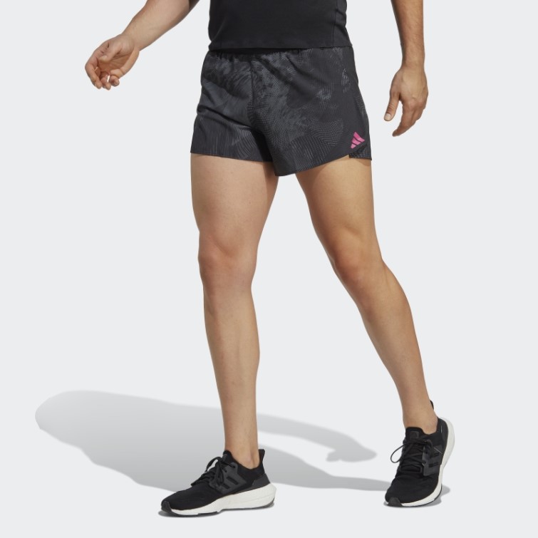 Short Fendu Adidas Adizero Noir