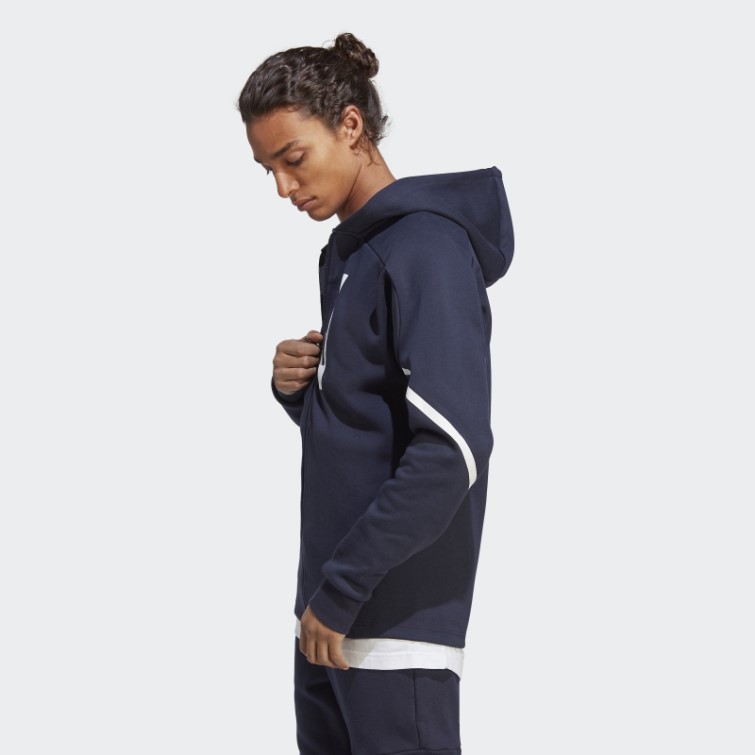 Encre Conçue Pour Gameday Sweat à Capuche Entièrement Zippé Adidas