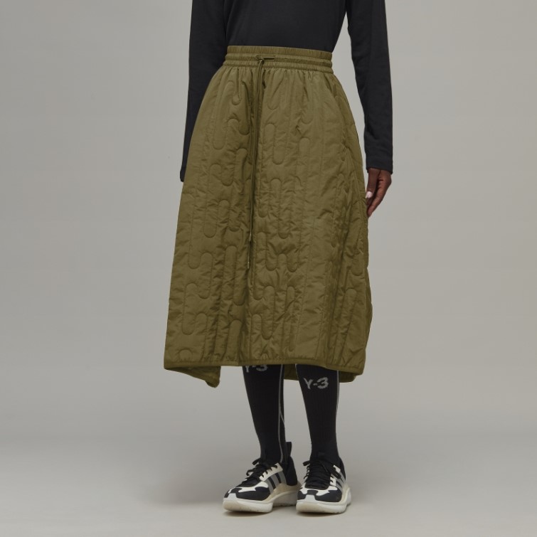 Adidas Y-3 Classique Jupe Matelassée En Duvet Léger