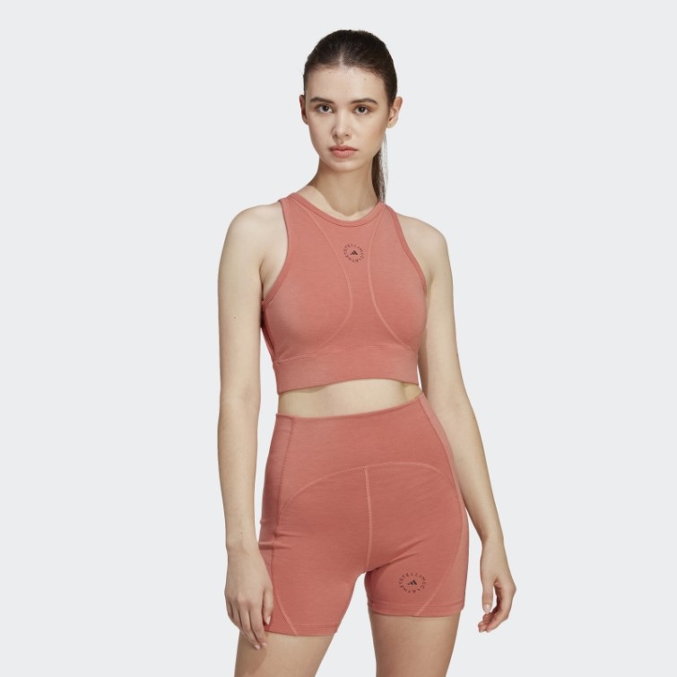 Adidas By Stella Mccartney Truestrength Yoga Crop Top Terre