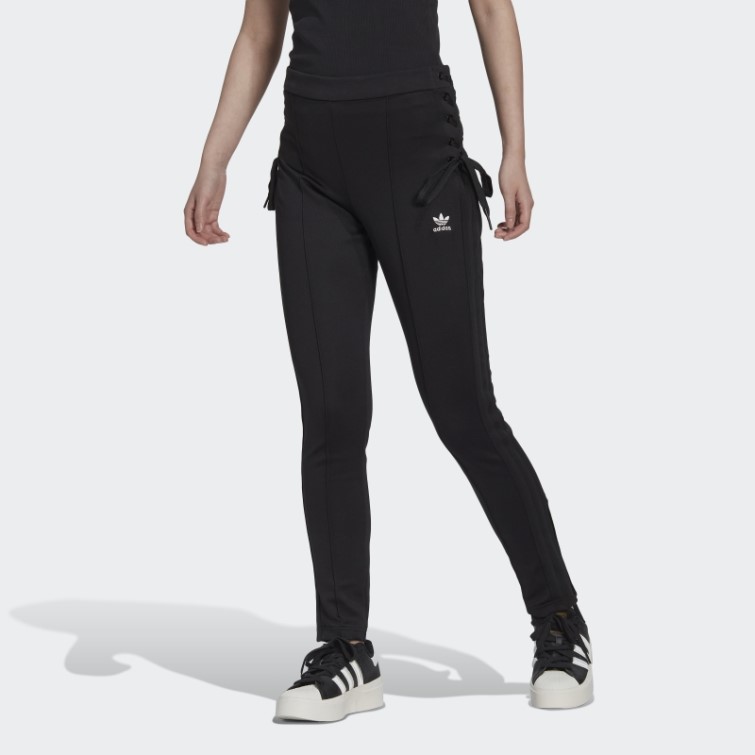 Pantalon Slim à Lacets Toujours Original Adidas Noir
