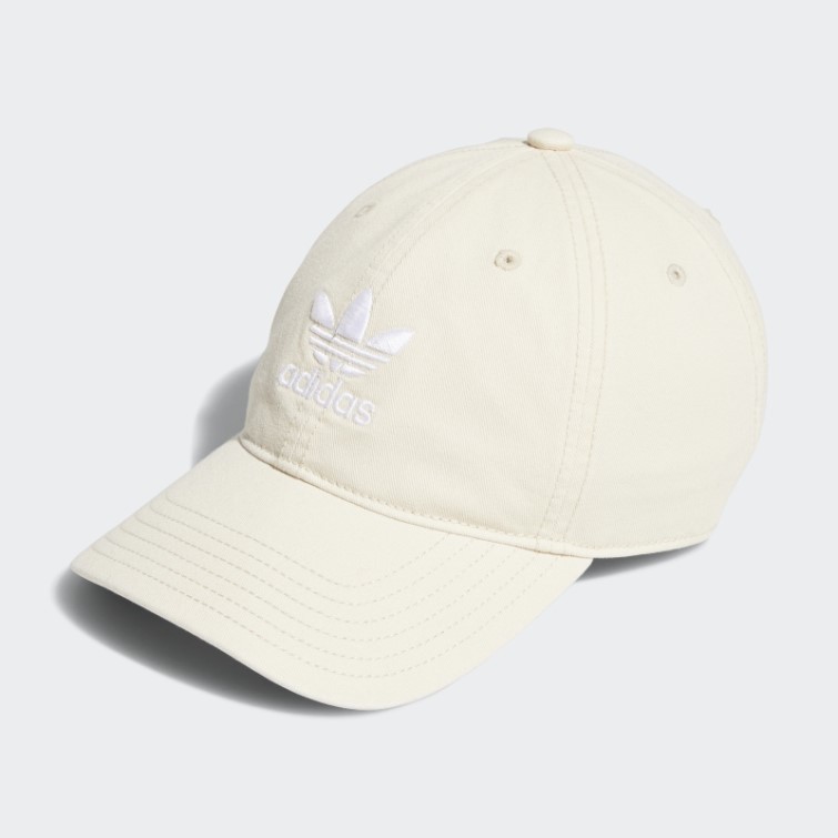 Casquette Blanche Décontractée à Bride Arrière Adidas