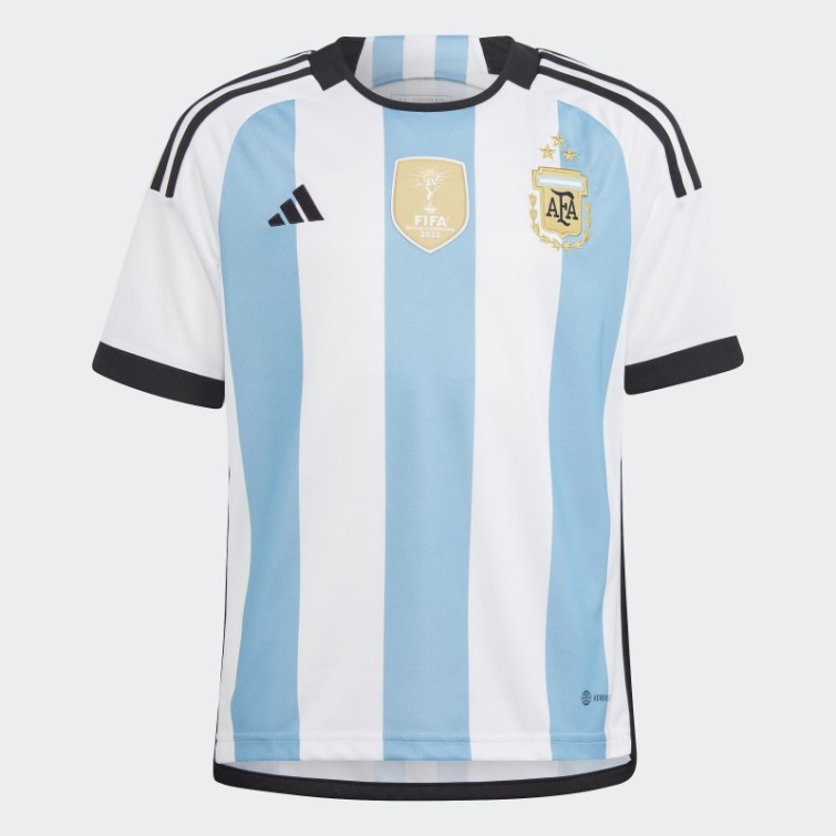 Adidas Argentina 22 Winners Maillot Domicile Juniors Blanc