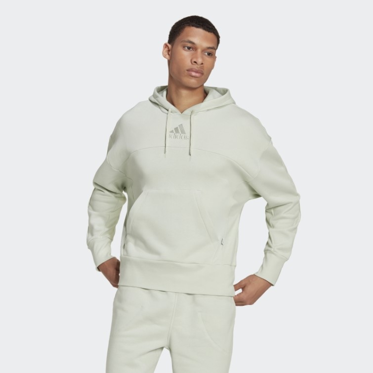 Sweat à Capuche Adidas Studio Lounge Polaire Vert