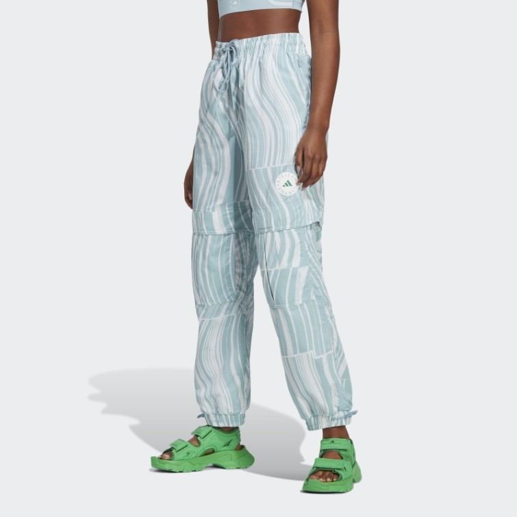 Adidas By Stella Mccartney Truecasuals Pantalon De Survêtement Imprimé Blanc Chaud