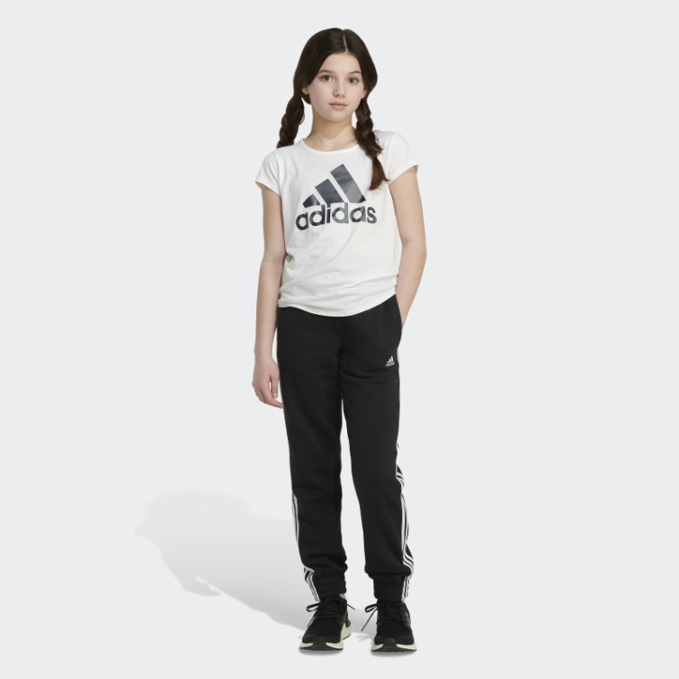 Jogging Polaire 3 Bandes Noir Adidas