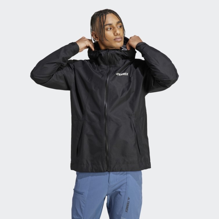 Veste De Pluie Adidas Terrex Xperior Gore-tex Paclite Noir