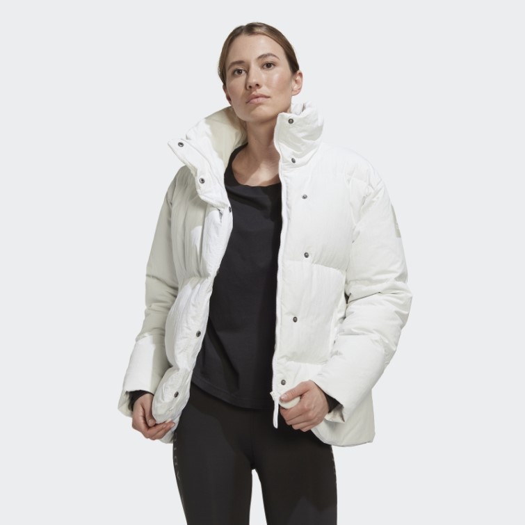 Doudoune Big Baffle Adidas Blanc