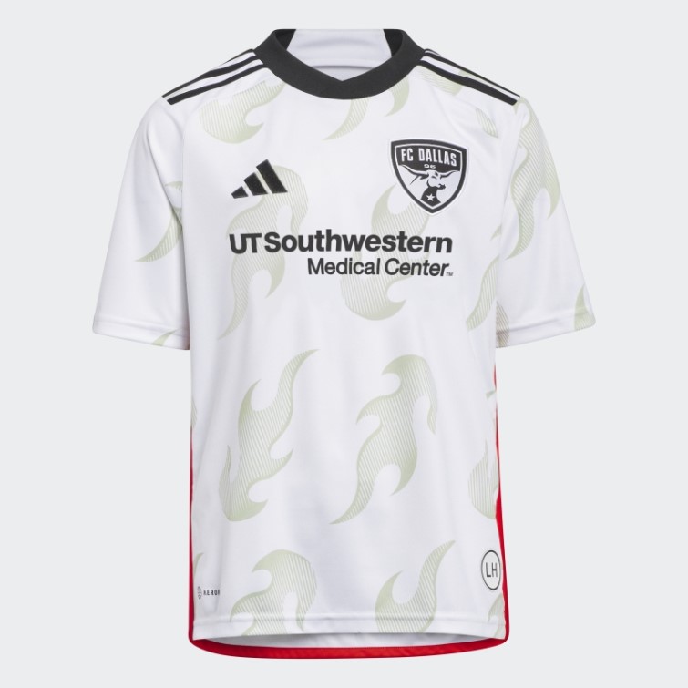 Maillot Exterieur Fc Dallas 23/24 Adidas Blanc