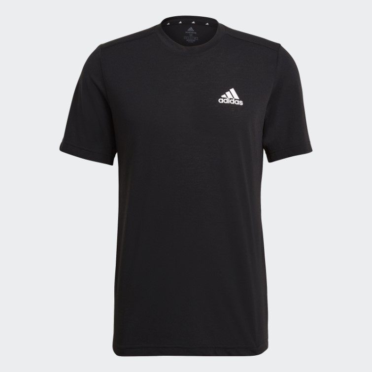 Adidas Aeroready Conçu Pour Déplacer Le Tee-shirt De Sport Feelready Noir