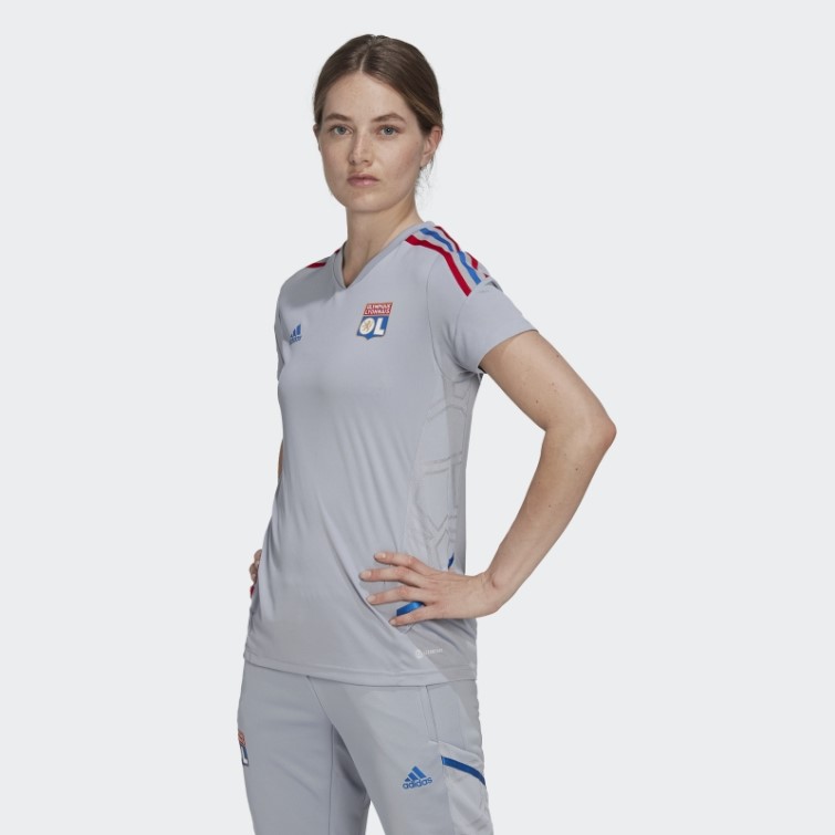 Maillot D'entrainement Adidas Olympique Lyonnais Condivo Argent