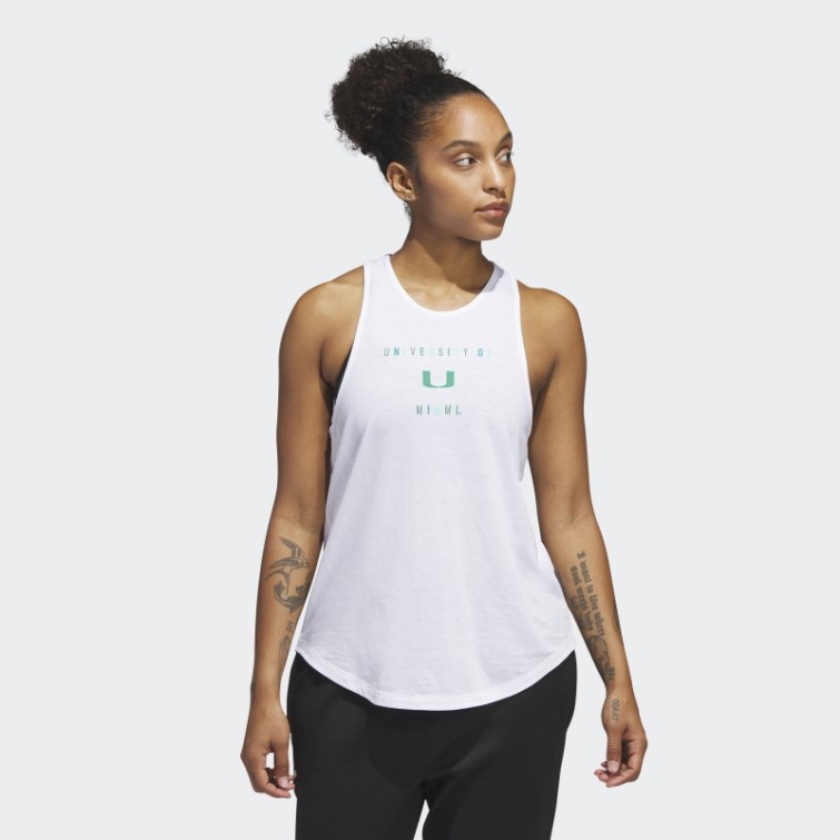 Débardeur Adidas Blanc