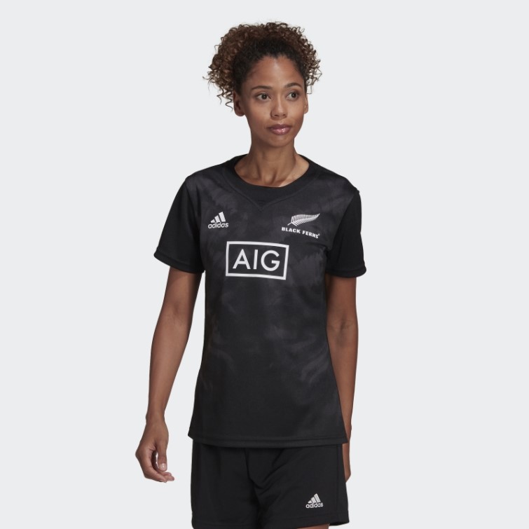 Maillot De Foot Noir Fougères Rugby Primeblue Réplique Domicile Adidas Noir