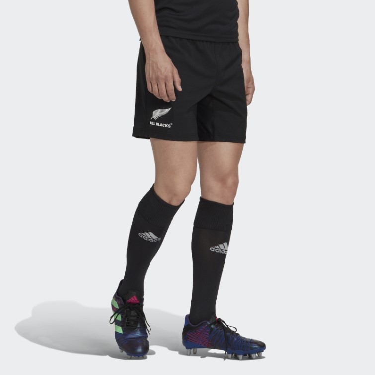 Adidas All Blacks Short De Rugby Domicile Blanc