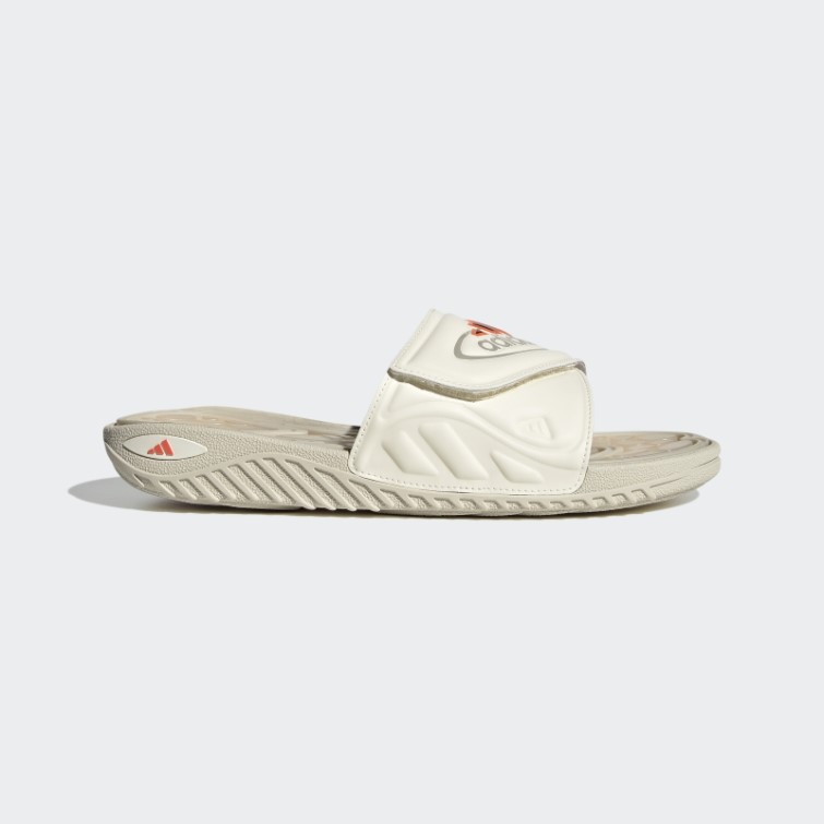 Sandales Reptossage Adidas Blanc