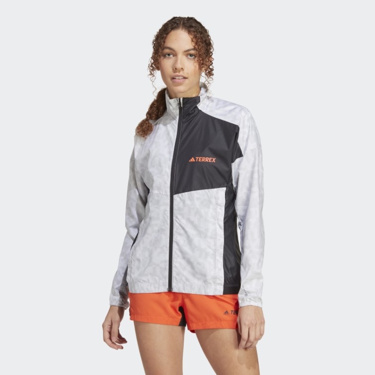 Mode Adidas Terrex Trail Running Coupe-vent Gris
