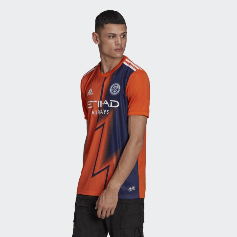 Adidas Maillot New York City Fc 22/23 Extérieur Orange