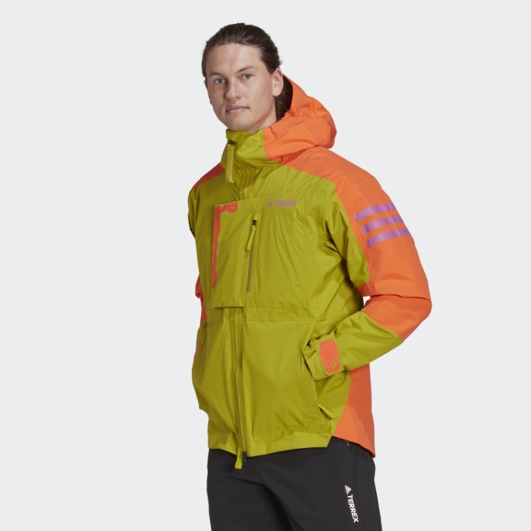 Veste De Randonnée Adidas Terrex Xploric Rain.rdy Olive