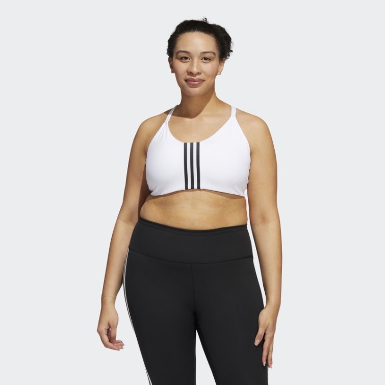 Soutien-gorge Léger D'entraînement Aeroimpact (taille Plus) Adidas Blanc