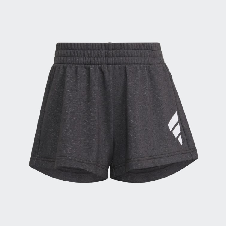 Short En Coton Ample à 3 Bandes Future Icons Noir Adidas