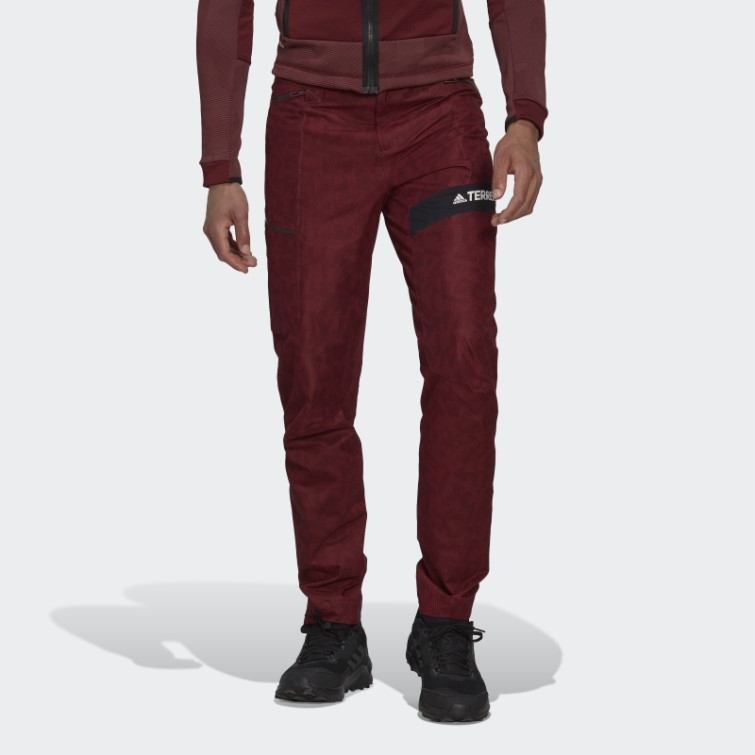 Pantalon De Survêtement Terrex Techrock Rain.rdy Adidas Rouge