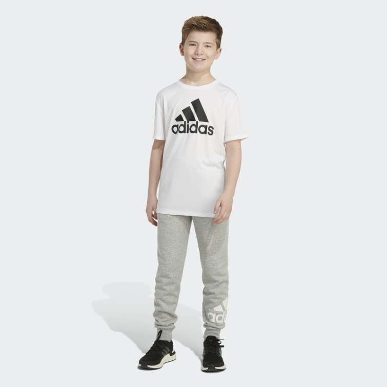 Pantalon De Jogging En Coton Essentials Gris Moyen Adidas