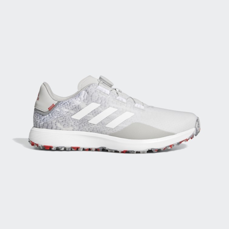 S2g Boa Large Chaussures De Golf Sans Crampons Adidas Gris