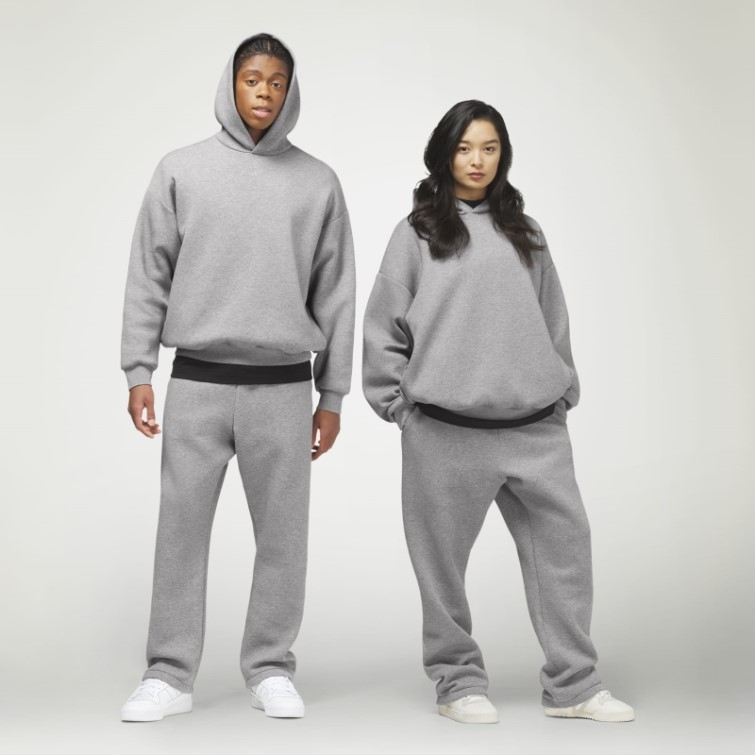 Adidas Basketball Sweat à Capuche Chiné Fashion Dark Oatmeal