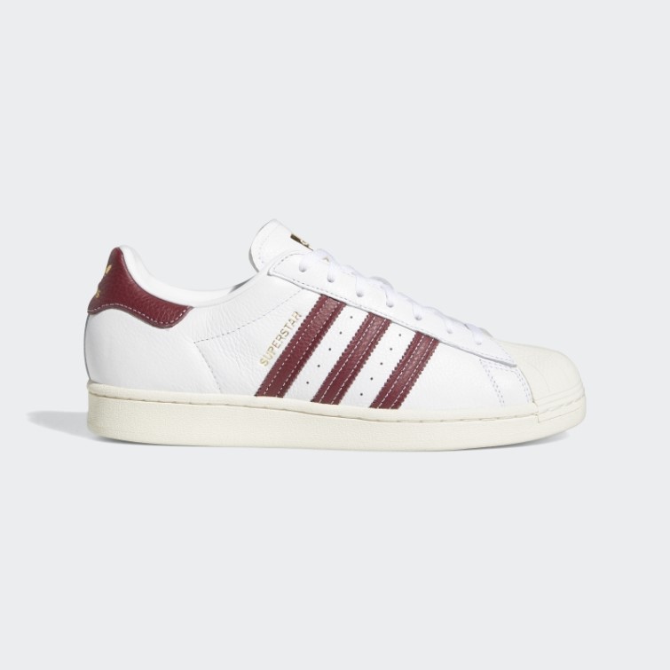 Blanc/bordeaux/feuille D'or