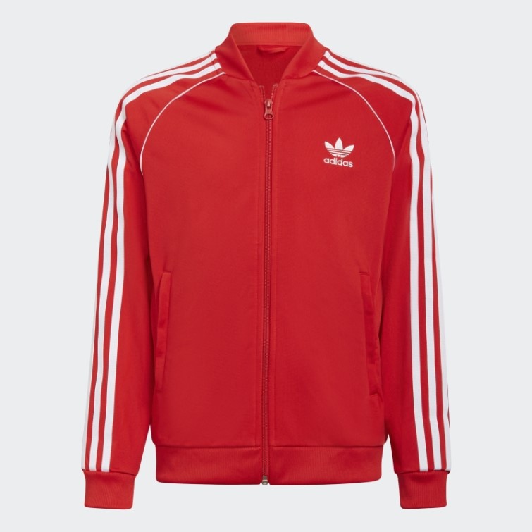 Veste De Survêtement Adicolor Sst Rouge Adidas