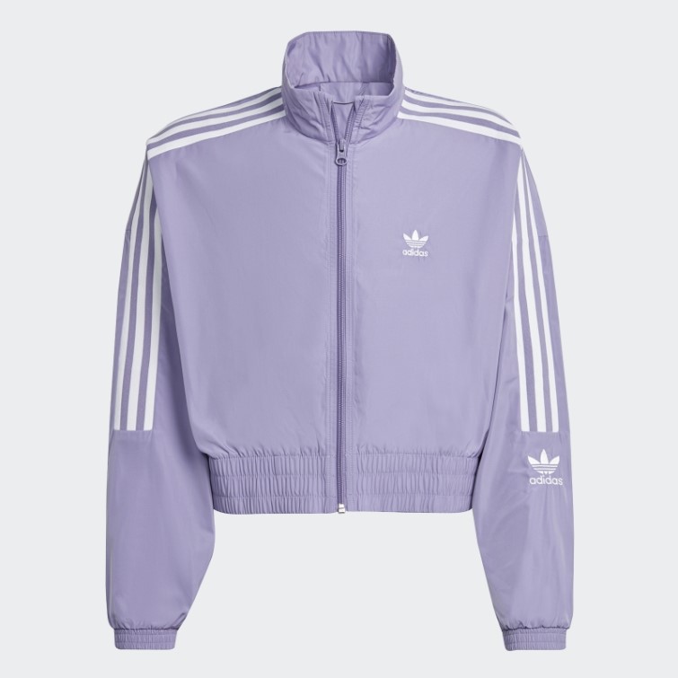Adidas Adicolor Crop Track Veste Lilas