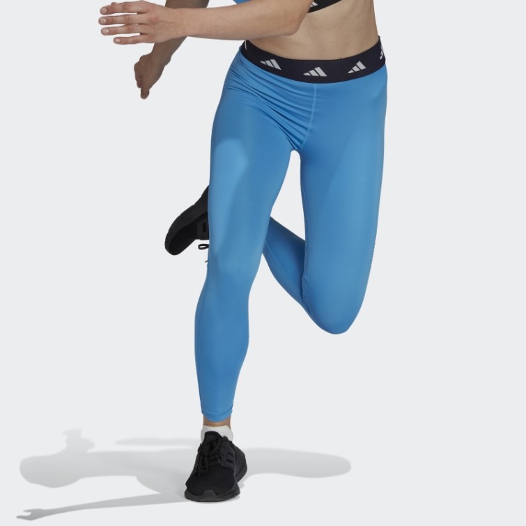 Legging Adidas Techfit 7/8 Bleu