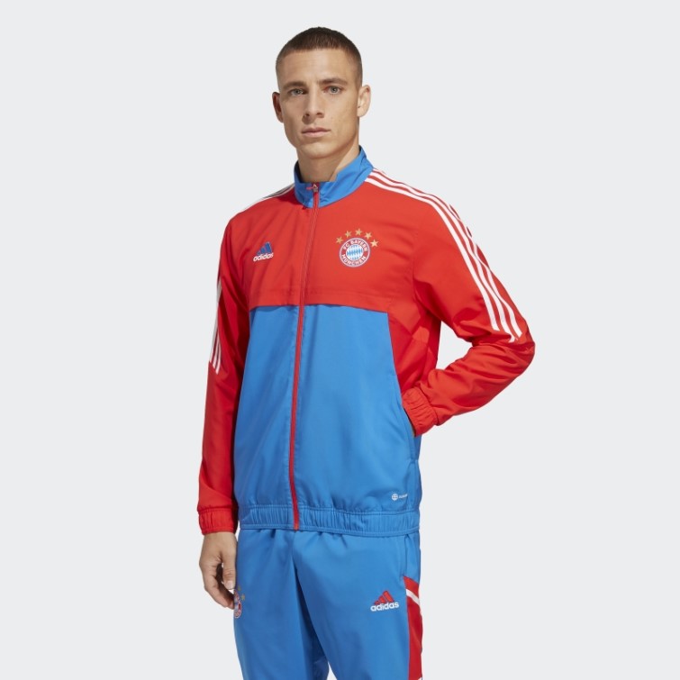 Adidas Fc Bayern Condivo 22 Presentation Track Top Rouge