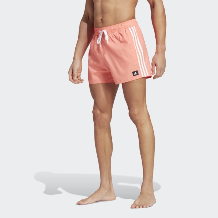 Short De Bain Adidas 3-stripes Clx Corail