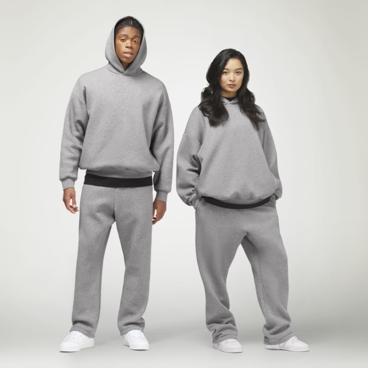 Pantalon De Survêtement Adidas Basketball Chiné Avoine Foncé Chaud