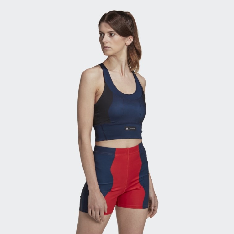 Soutien-gorge De Poche à Maintien Moyen Adidas Marine Marimekko