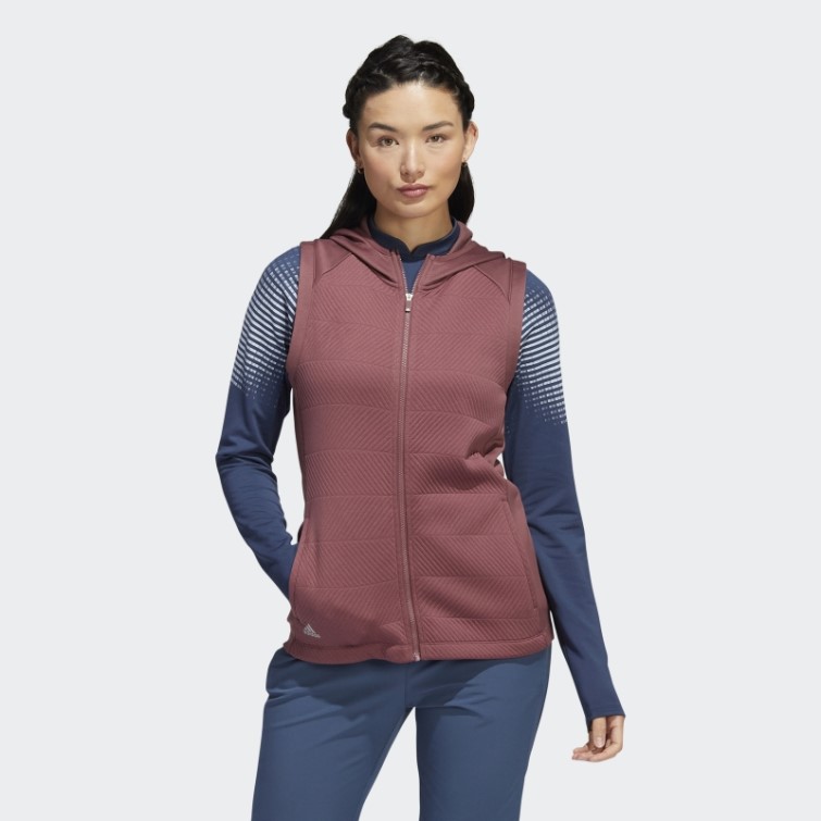Gilet Zippé Cold.rdy Adidas Bordeaux