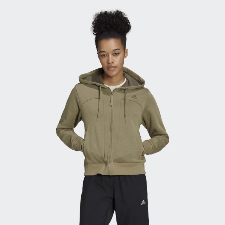 Orbite Vert Hyperglam Sweat à Capuche Zippé Adidas