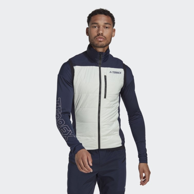 Gilet D'isolation Hybride Adidas Terrex Primaloft Vert