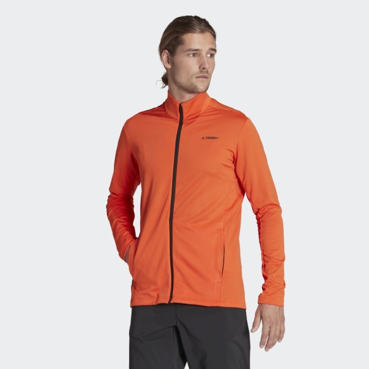 Orange Terrex Multi Primegreen Veste Polaire Entièrement Zippée Adidas