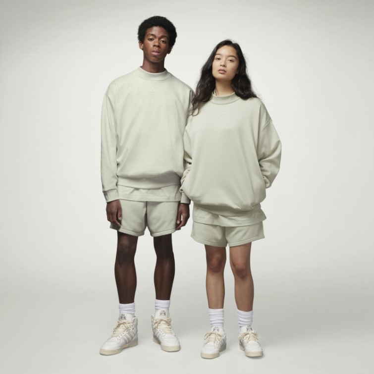 Sweat Adidas Basketball Crew Vert Mode