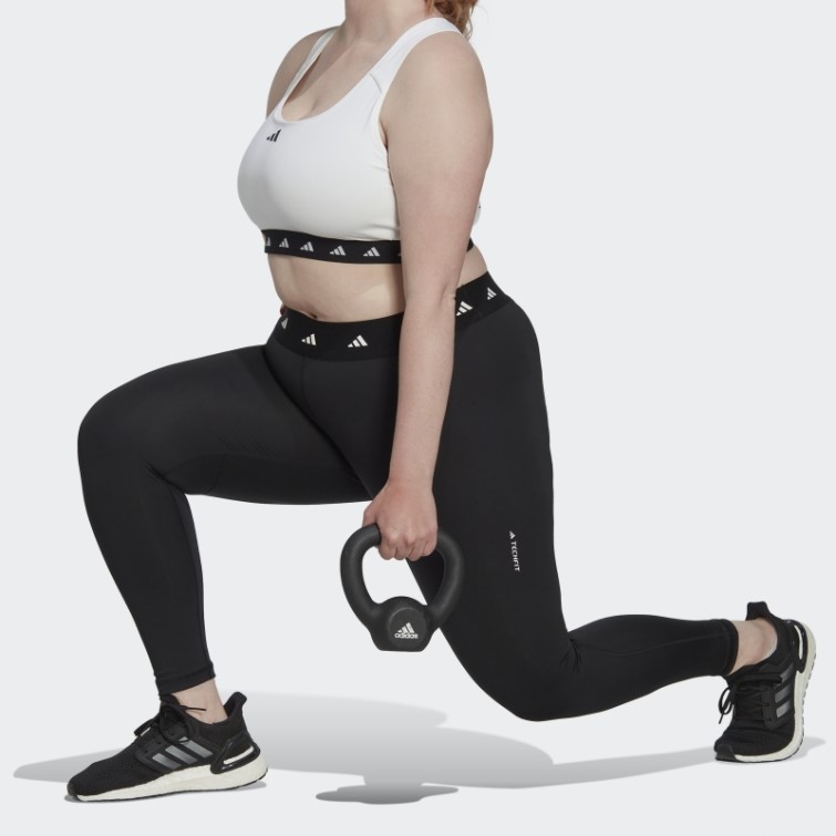 Legging Techfit Period-proof 7/8 Noir (grande Taille) Adidas