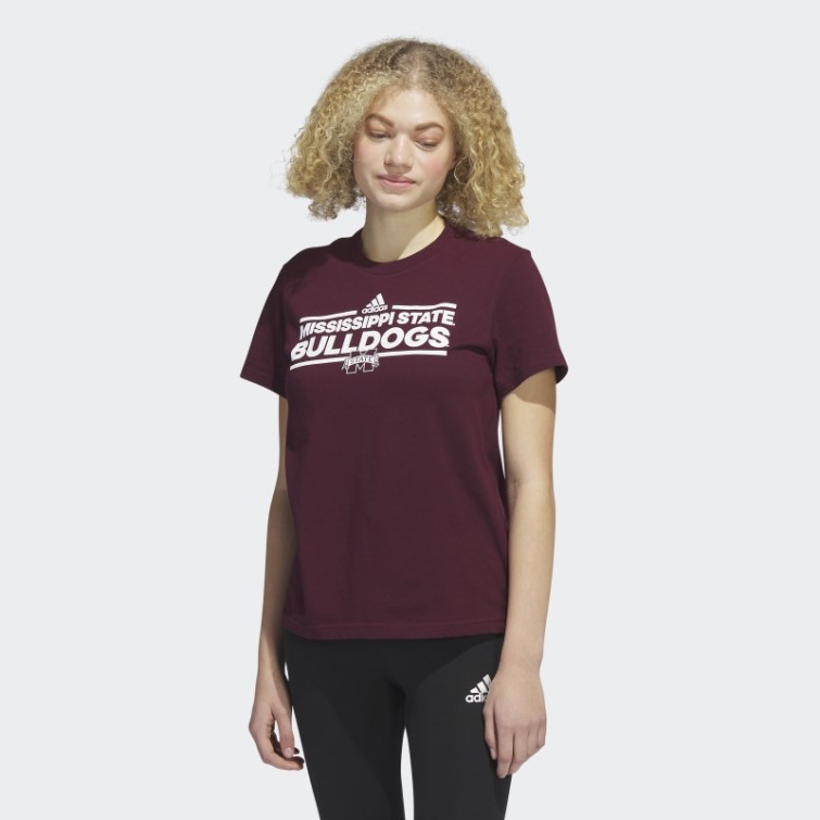 T-shirt à Manches Courtes Adidas Playmaker Bordeaux