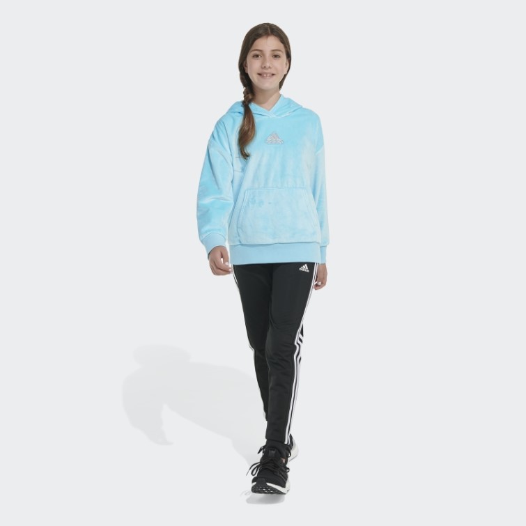 Sweat à Capuche Adidas Cosy Fleece Bleu