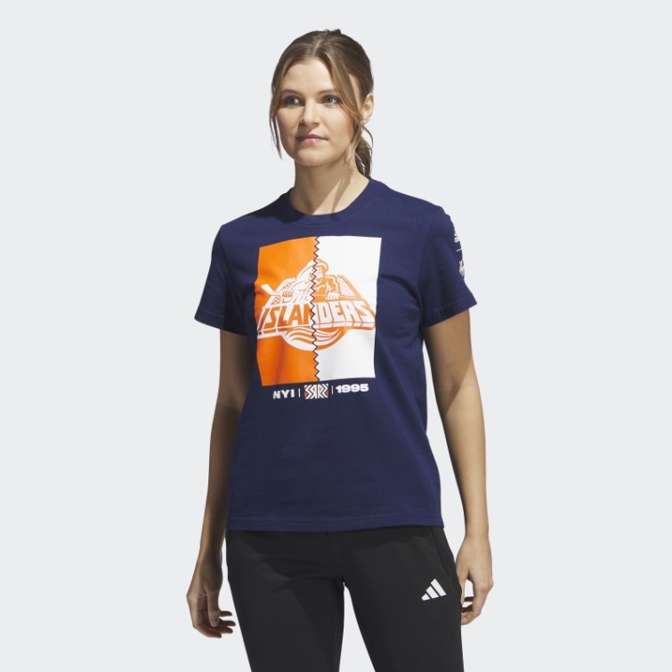 T-shirt Meneur De Jeu Des Insulaires Bleu Marine Adidas