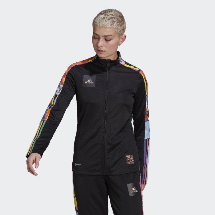 Veste De Survêtement Tiro Pride Adidas Noir