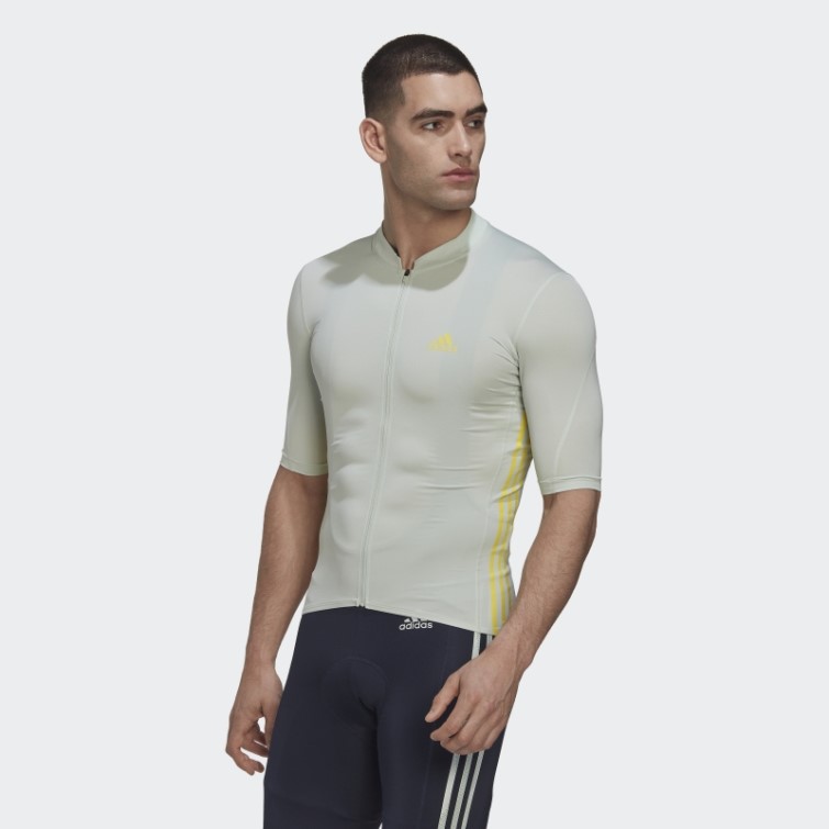 Adidas Le Maillot Cycliste Manches Courtes Jaune Mode