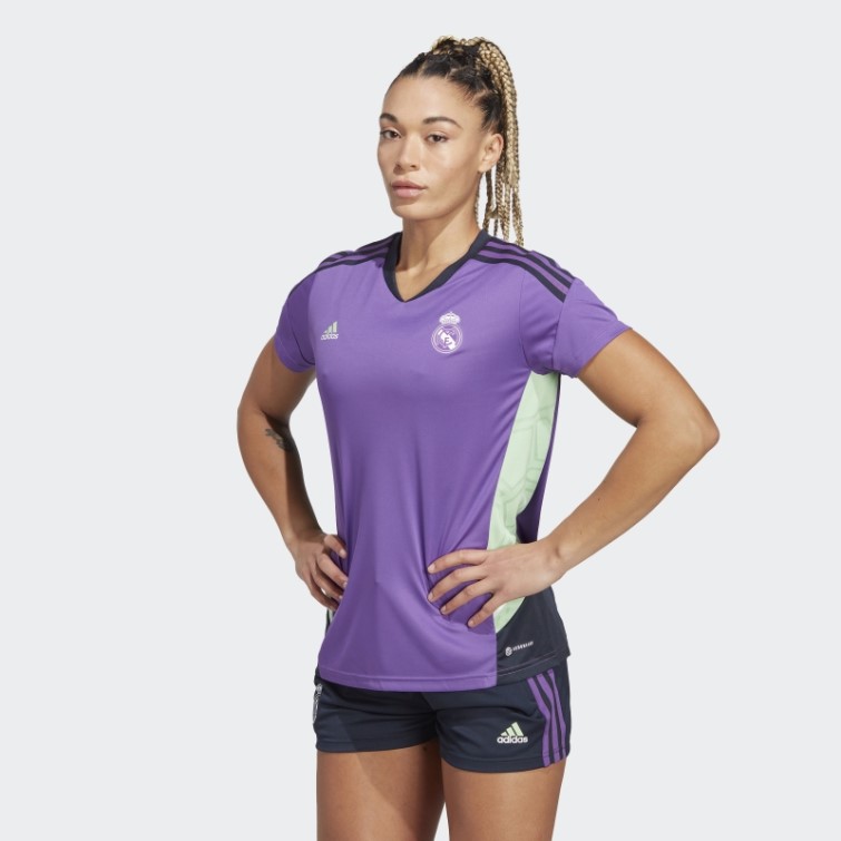 Maillot D'entrainement Real Madrid Condivo 22 Adidas Violet