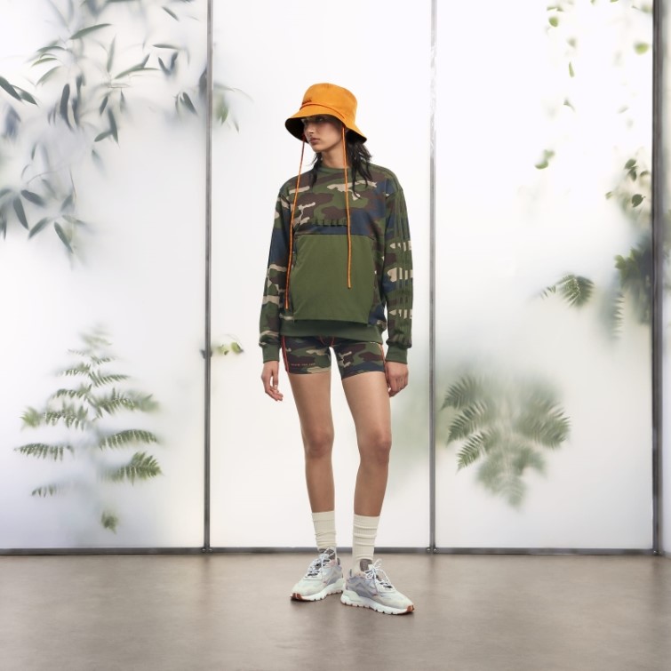 Sweat Ras Du Cou à Poche Kangourou Imprimé Camouflage Adidas (tous Genres)
