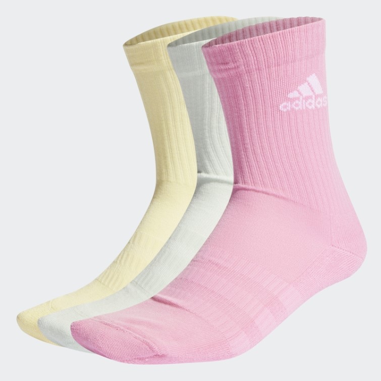 3 Paires De Chaussettes Matelassées Vertes Adidas